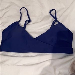 SHEIN navy blue bikini top